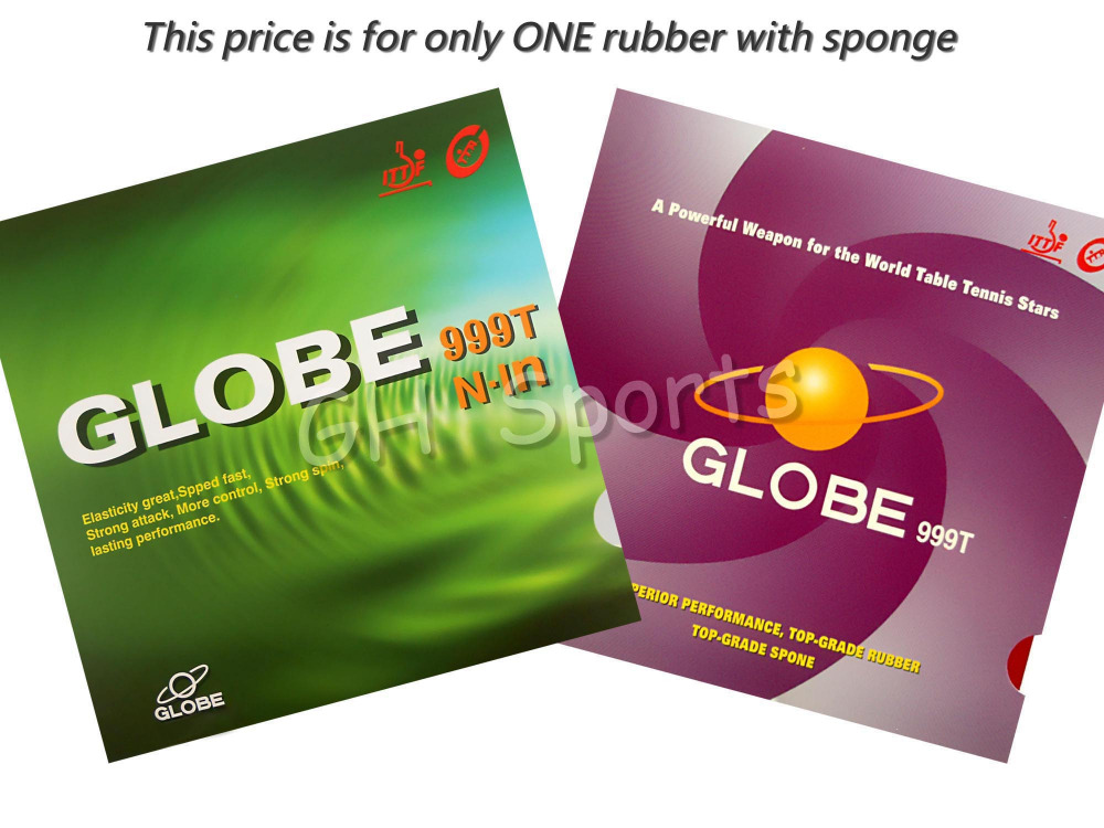 Table Tennis Forehand Rubber - Globe 999T 999 T 999-T Pips-in
