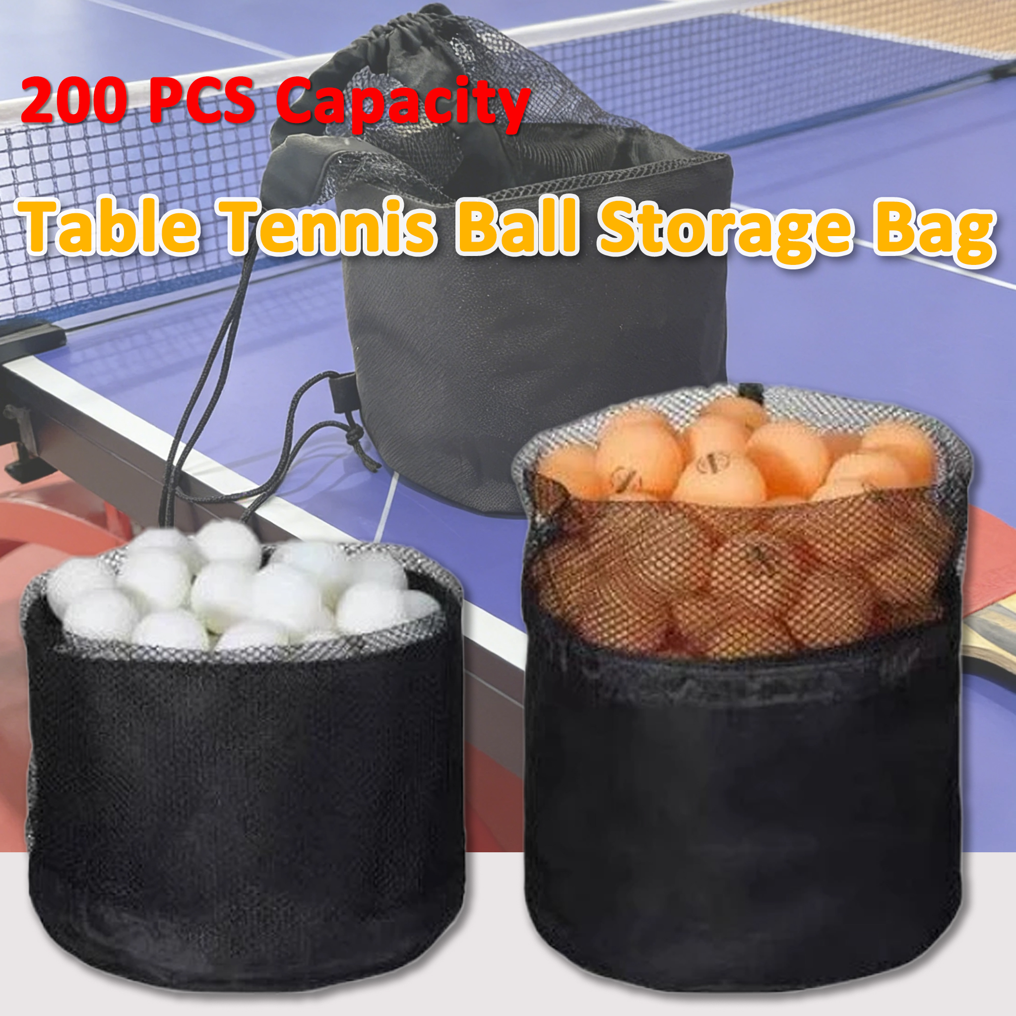 Table Tennis Ranking - Table Tennis Ball Storage Bag 200PCS