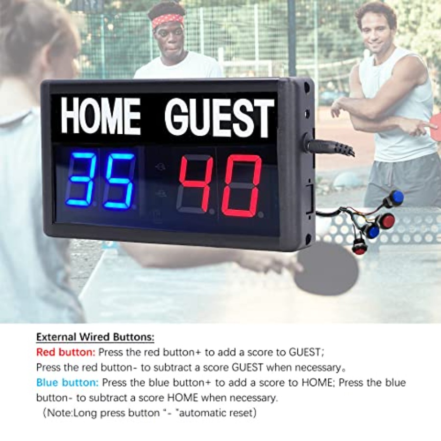 Score Keeper Portable Led Digi - Table Tennis Scoreboard avaliação e preço