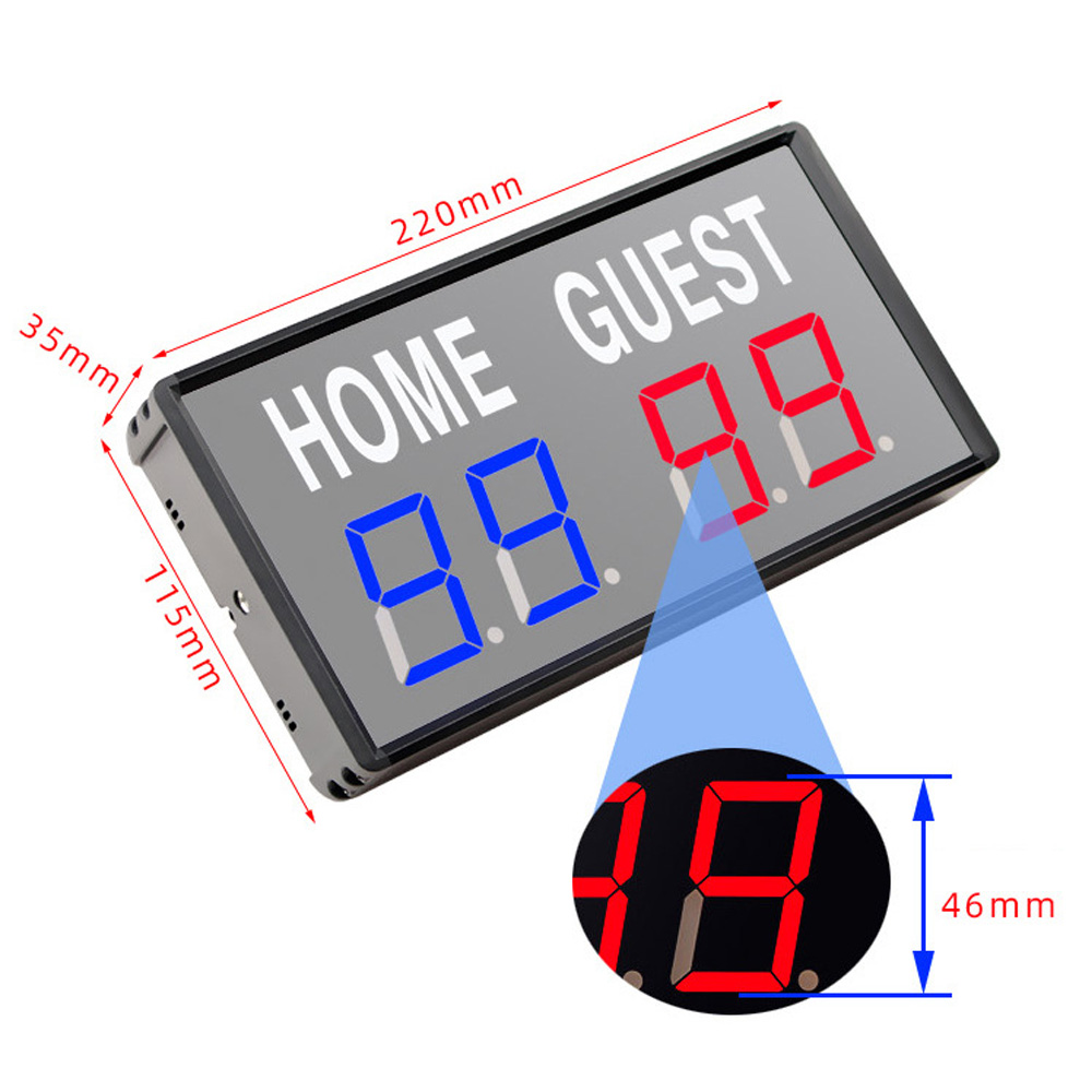 4-Digit LED Electronic Score K - Table Tennis Scoreboard avaliação e preço