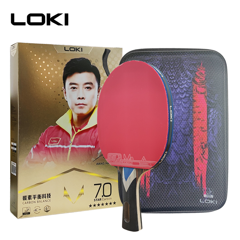Loki 7 Star Table Tennis Racke - Table Tennis Forehand Rubber avaliação e preço
