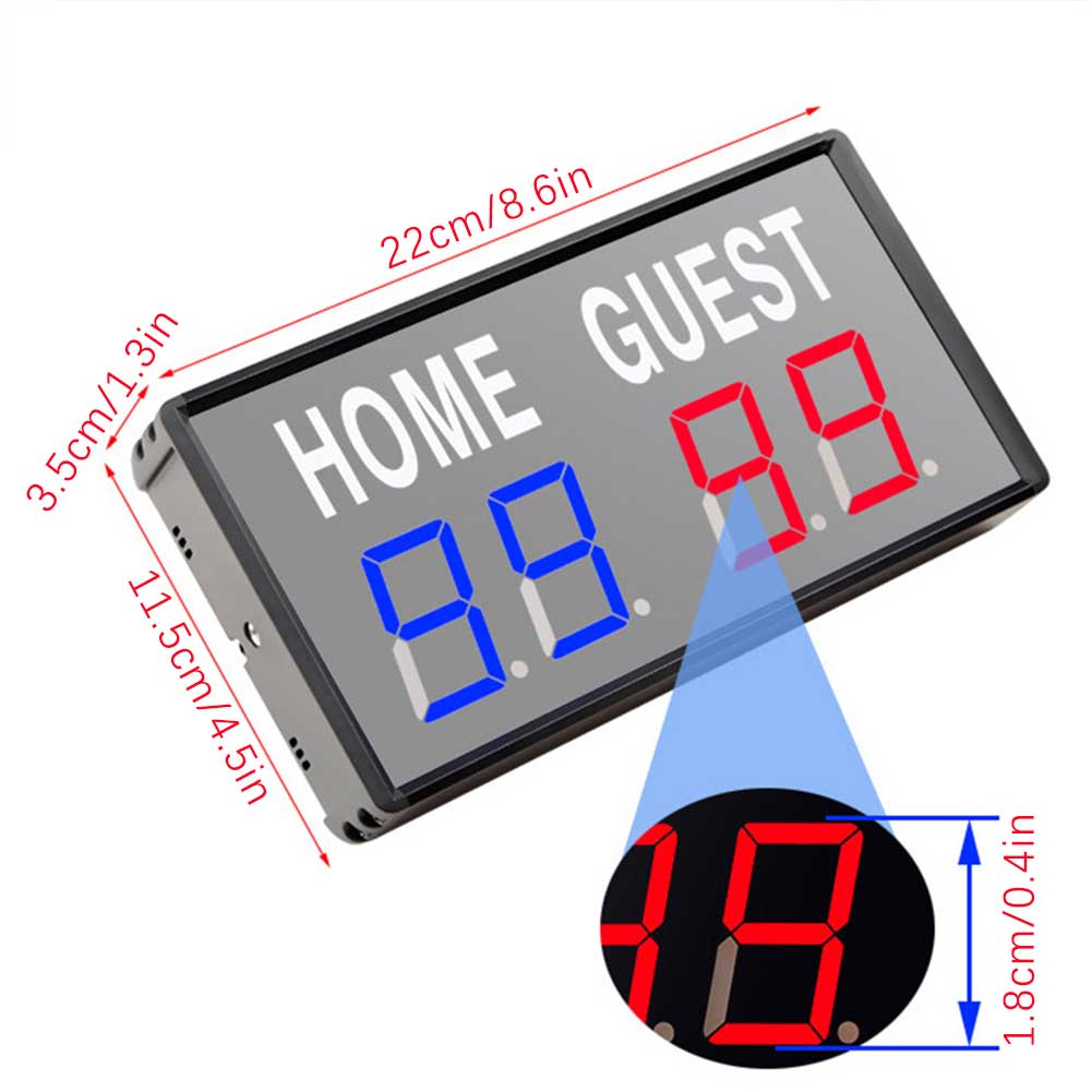 4-Digit LED Electronic Score K - Table Tennis Scoreboard avaliação e preço