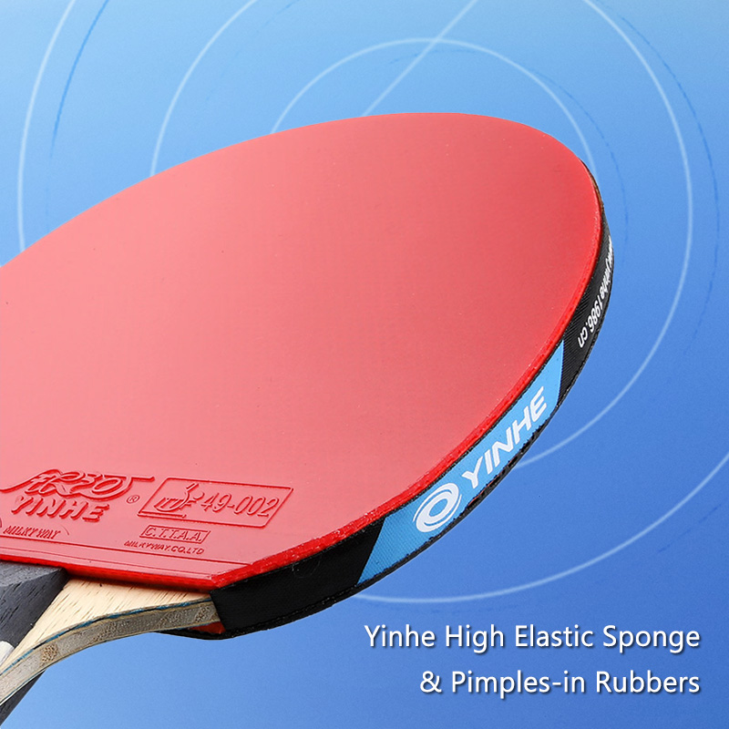Yinhe 10-star Ping Pong Racket - Table Tennis Grip Tape avaliação e preço