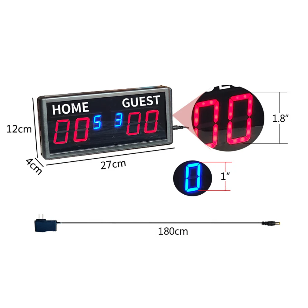 6-digit Electronic Scoreboard  - Table Tennis Scoreboard avaliação e preço