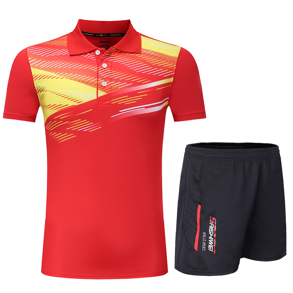 New Men Women Tennis T Shirt   - Table Tennis Youth avaliação e preço