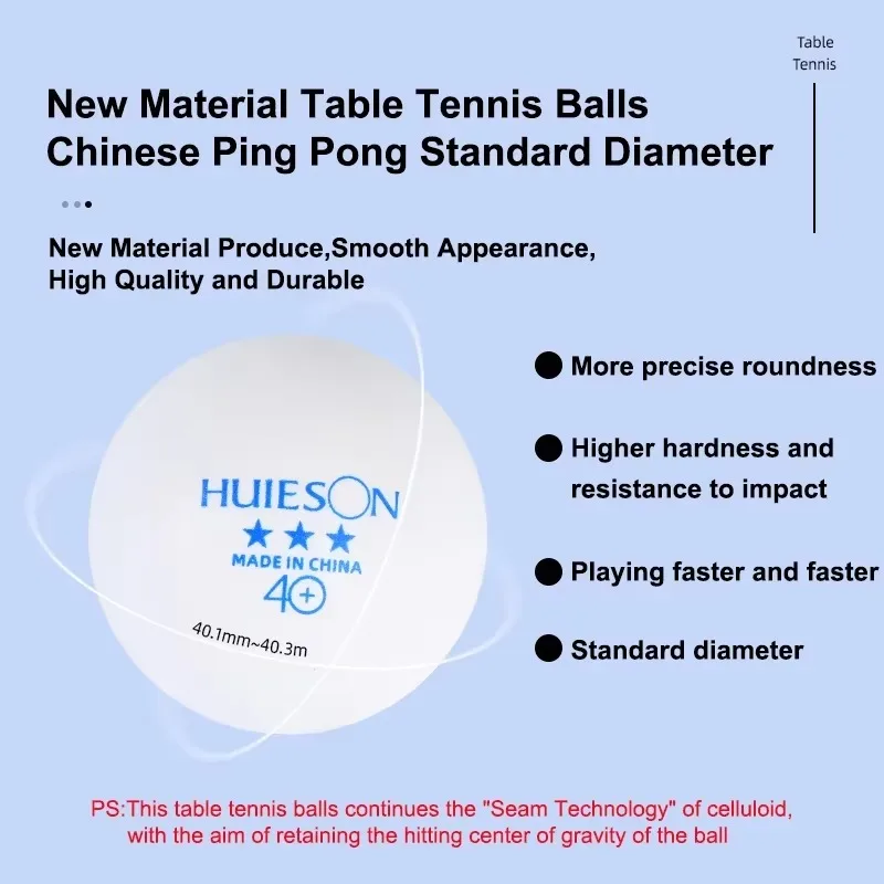 100PCS Huieson Blue Logo Table - Table Tennis Logo Free avaliação e preço