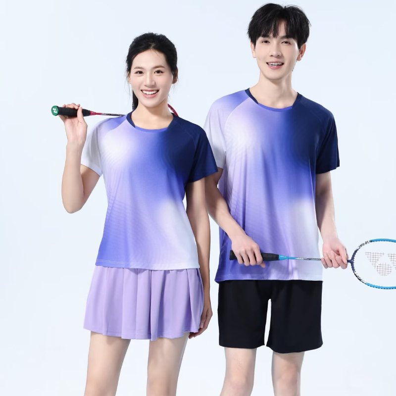 Men Quick Dry Badminton Shirt  - Table Tennis Logo Free avaliação e preço